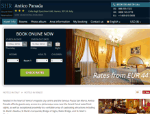 Tablet Screenshot of anticopanadahotelvenice.com